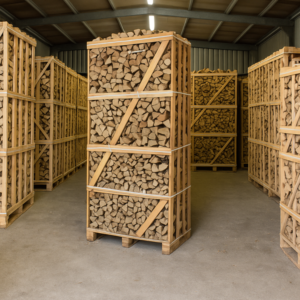 Berkenhout Haardhout 25cm – Grote Pallet 1,8m³ Ovengedroogd