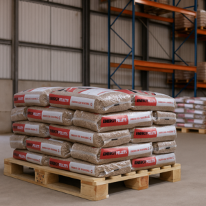Energy Pellets Excellent ENplus A1 A-kwaliteit Houtpellets – 495kg Halve Pallet (33x15kg)