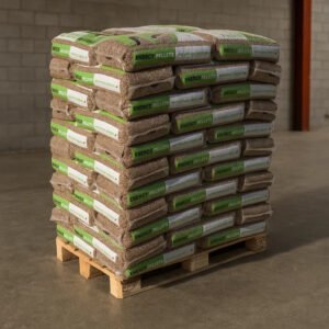 Energy Pellets Premium DINplus A-kwaliteit Houtpellets – 990kg Hele Pallet (66x15kg)