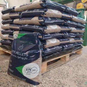 Let’s Pellet ENplus A1 A-kwaliteit Houtpellets – 495kg Halve Pallet (33x15kg)