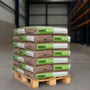 Energy Pellets Premium DINplus A-kwaliteit Houtpellets – 495kg Halve Pallet (33x15kg)