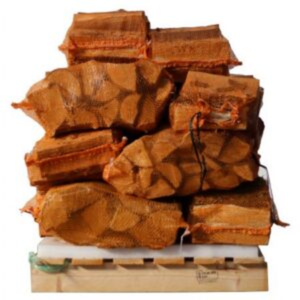 15 zakken ovengedroogd berken/essen haardhout mix á 20L