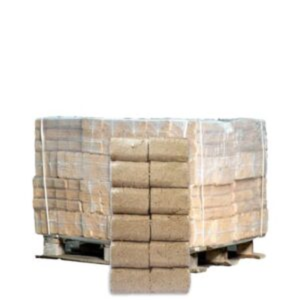 RUF Briketten – Halve Pallet, 48 Pakken van 10 kg (480 kg)